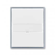 ABB Universal Switch button full labeled (White / Ice Gray)