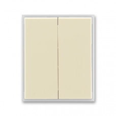 ABB Universal Switch button double (Ivory / Ice White)