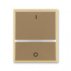 ABB Universal Switch button full IO Illuminated (Coffee / Ice Opal)