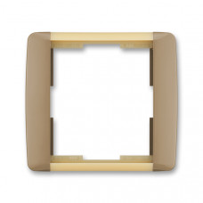 ABB Element® Outlet Frame 1x (Coffee / Ice Opal)