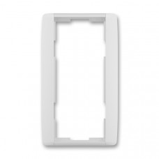 ABB Element® Outlet Frame 2x vertical (White / Ice White)