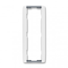 ABB Element® Outlet Frame 3x vertical (White / Ice Gray)