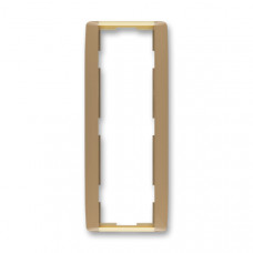 ABB Element® Outlet Frame 3x vertical (Coffee / Ice Opal)