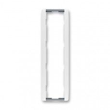 ABB Element® Outlet Frame 4x vertical (White / Ice Gray)