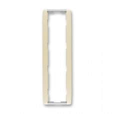 ABB Element® Outlet Frame 4x vertical (Ivory / Ice White)