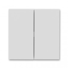 ABB Levit® Switch button double (Grey / White)