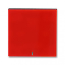 ABB Levit® Switch button full illuminated (Red / Smoke Black)