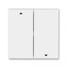 ABB Levit® Shutter switch cover 2 buttons (White / Ice White)
