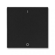 ABB Levit® Switch button full IO (Onyx / Smoke Black)