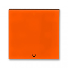 ABB Levit® Switch button full IO (Orange / Smoke Black)
