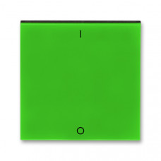 ABB Levit® Switch button full IO (Green / Smoke Black)