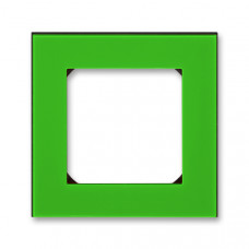 ABB Levit® Outlet Frame 1x (Green / Smoke Black)