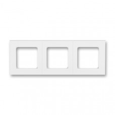 ABB Levit® Outlet Frame 3x horizontal (White / Ice White)
