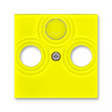 ABB Levit® Data connector cover TV/SAT/Radio  (Yellow)