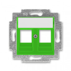 ABB Levit® Double Communication Cover  (Green)