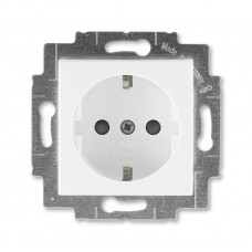 ABB Levit® Outlet Frame 230 connector grounded (White / White)