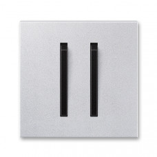 ABB Neo®  Switch button double (Titanium / Onyx)