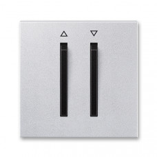ABB Neo®  Shutter switch cover 2 buttons (Titanium / Onyx)