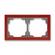 ABB Neo® Outlet Frame 2x horizontal (Teracotta)