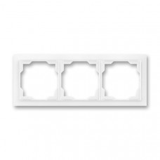 ABB Neo® Outlet Frame 3x horizontal (White)