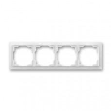 ABB Neo® Outlet Frame 4x horizontal (Ice White)