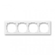 ABB Neo® Outlet Frame 4x horizontal (White)