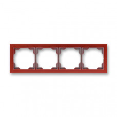ABB Neo® Outlet Frame 4x horizontal (Teracotta)