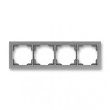 ABB Neo® Outlet Frame 4x horizontal (Steel)