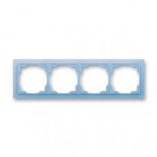 ABB Neo® Outlet Frame 4x horizontal (Ice Blue)