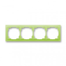 ABB Neo® Outlet Frame 4x horizontal (Ice Green)
