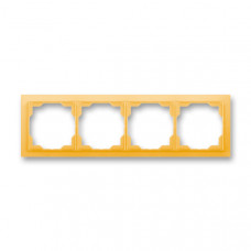 ABB Neo® Outlet Frame 4x horizontal (Ice Orange)