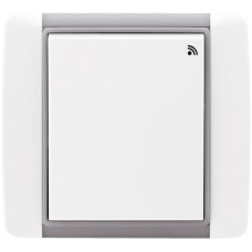 P8 R 1 Element 04 - Wall-mounted intelligent switch - element - white / ice gray