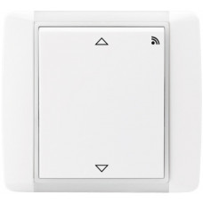 P8 R R Element 03 - Wall-mounted jalousie controller - element - white / white