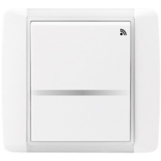 P8 T 2 Element 03 - Wireless, 2-channel switch - white / white