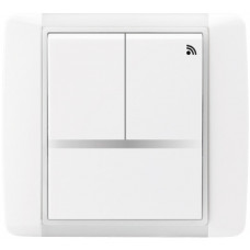 P8 T 3 Element 03 - Wireless, 3-channel switch - white / white