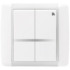 P8 T 4 Element 03 - Wireless, 4-channel switch - white / white