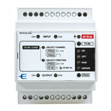 P8 TR 2 C DIN - Wireless 2-channel digital input module - 12V