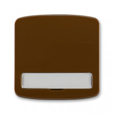 ABB Tango® Switch button full labeled (Brown)