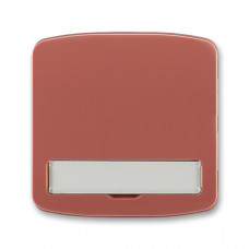 ABB Tango® Switch button full labeled (Heather Red)