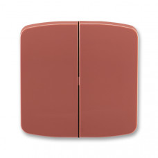 ABB Tango® Switch button double (Heather Red)