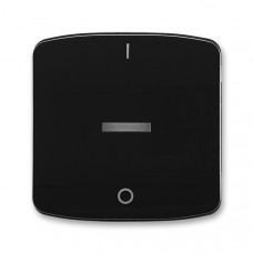 ABB Tango® Switch button full IO Illuminated (Black)