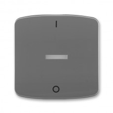 ABB Tango® Switch button full IO Illuminated (Smoke Grey)