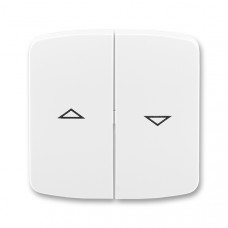 ABB Tango® Shutter switch cover 2 buttons (White)