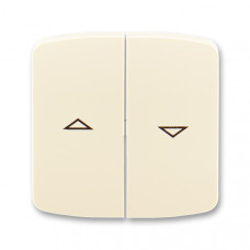 ABB Tango® Shutter switch cover 2 buttons (Ivory)