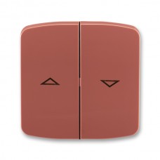 ABB Tango® Shutter switch cover 2 buttons (Heather Red)