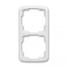 ABB Tango® Outlet Frame 2x vertical (White)