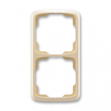 ABB Tango® Outlet Frame 2x vertical (Ivory)