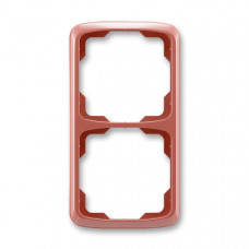 ABB Tango® Outlet Frame 2x vertical (Heather Red)