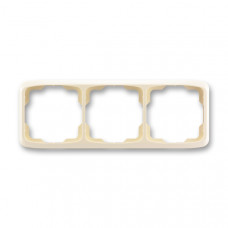 ABB Tango® Outlet Frame 3x horizontal (Ivory)