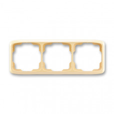 ABB Tango® Outlet Frame 3x horizontal (Beige)